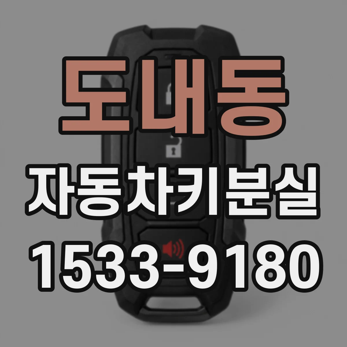도내동 자동차키분실
