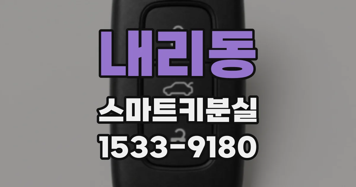내리동 스마트키분실