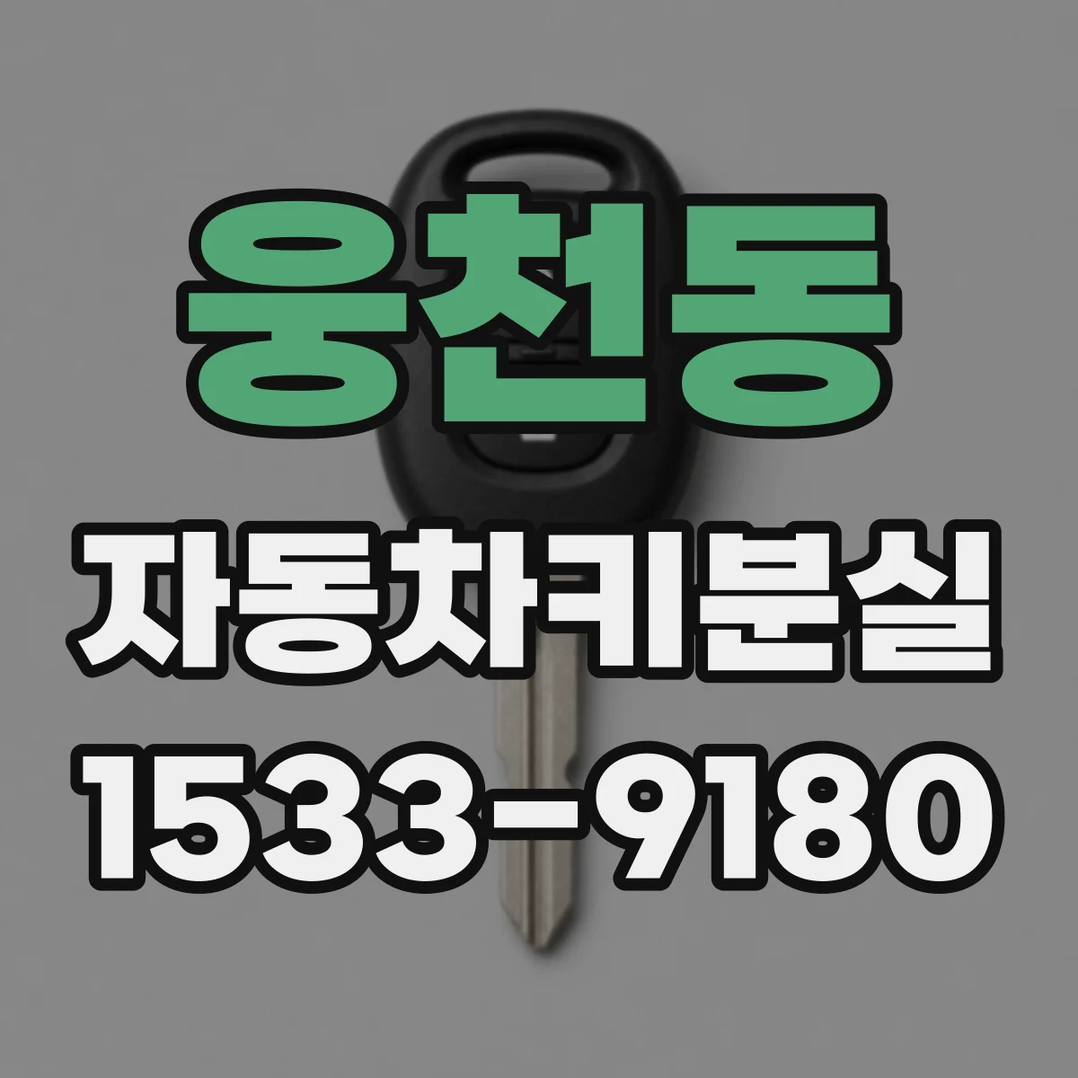 웅천동 자동차키분실