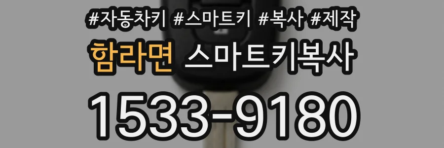 함라면 스마트키복사