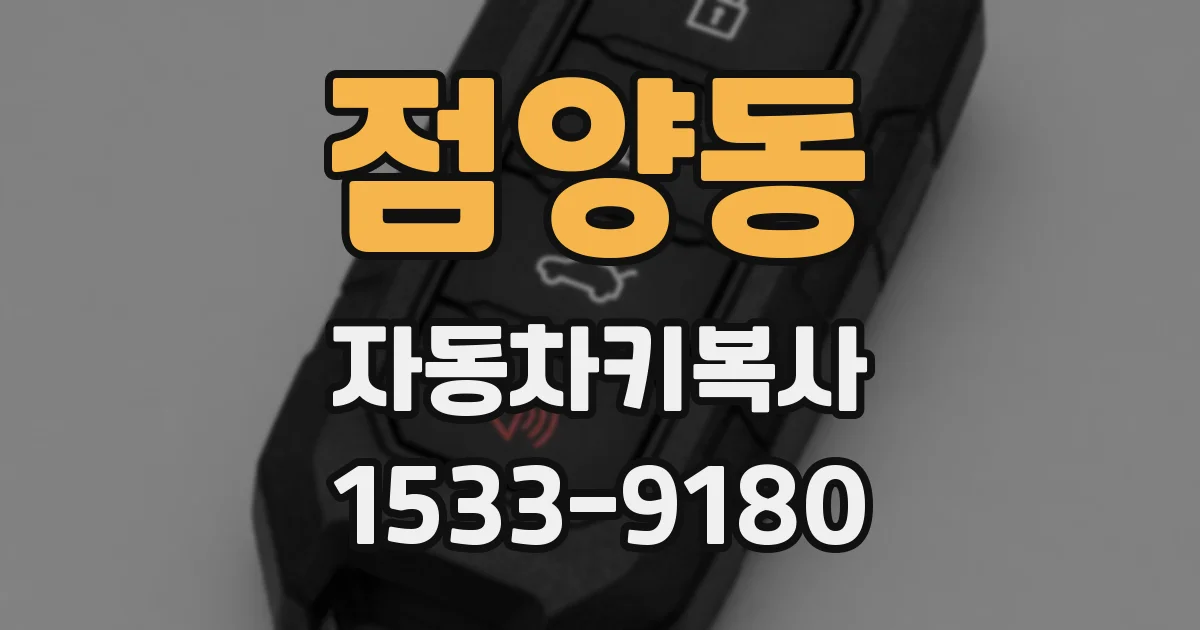 점양동 자동차키복사