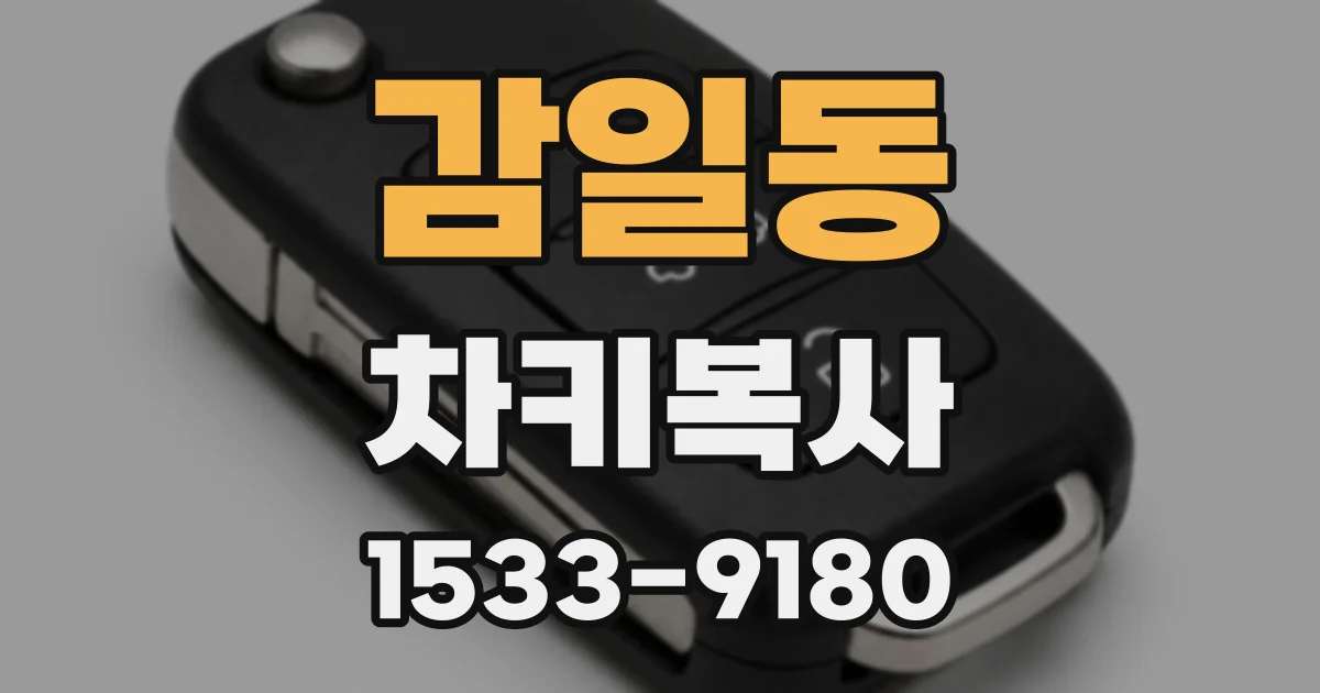 감일동 차키복사