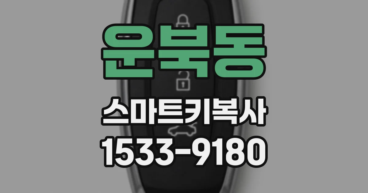 운북동 스마트키복사