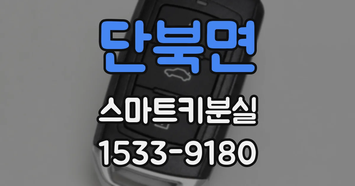 단북면 스마트키분실