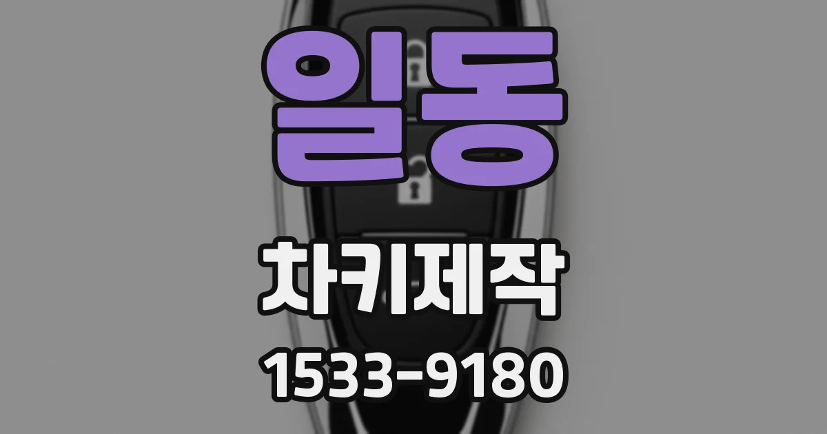 일동 차키제작