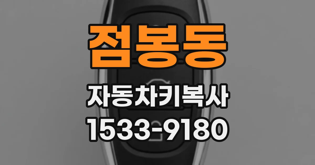 점봉동 자동차키복사