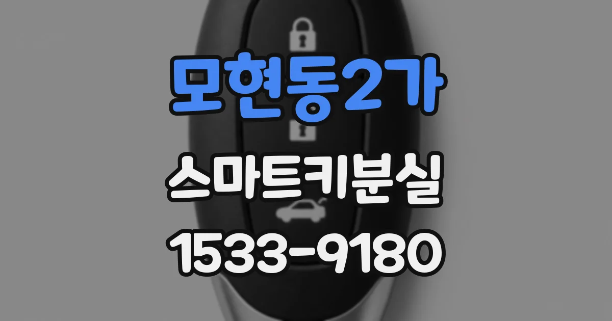 모현동2가 스마트키분실