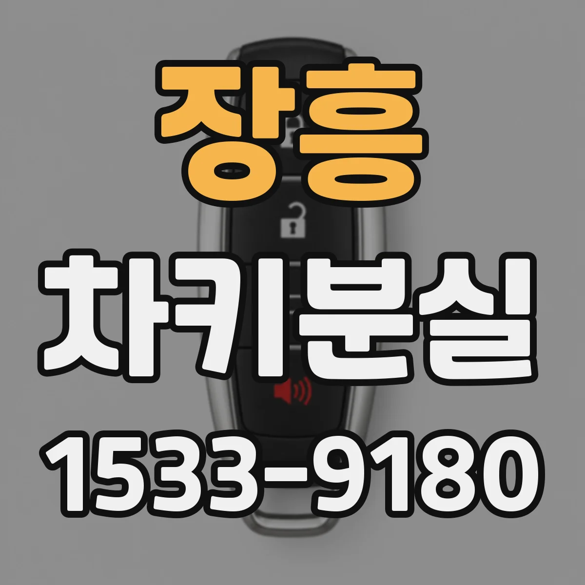 장흥 차키분실