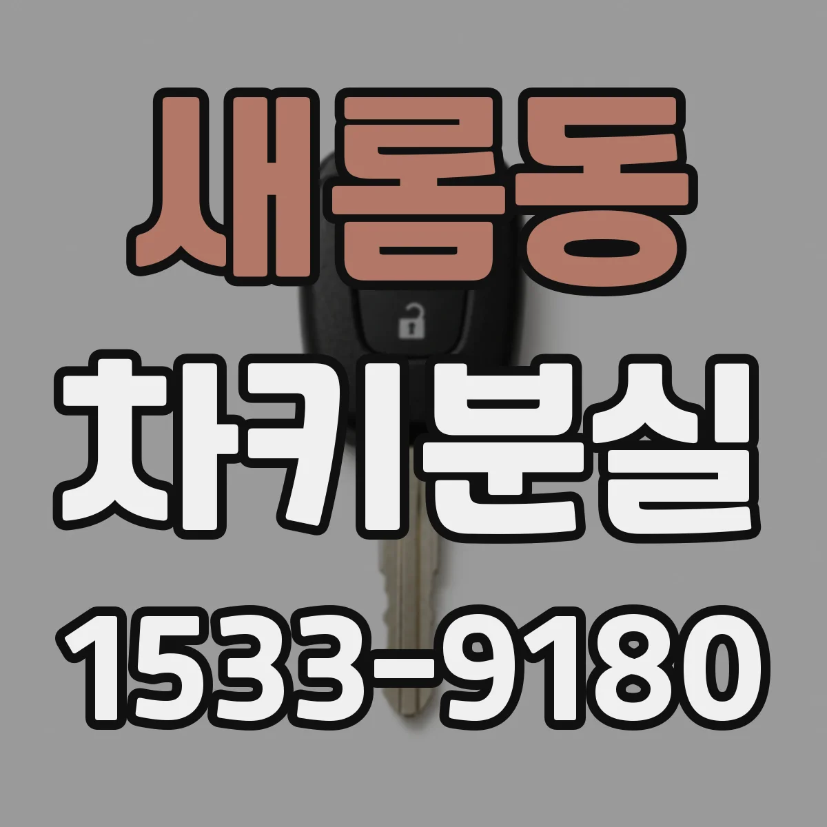 새롬동 차키분실