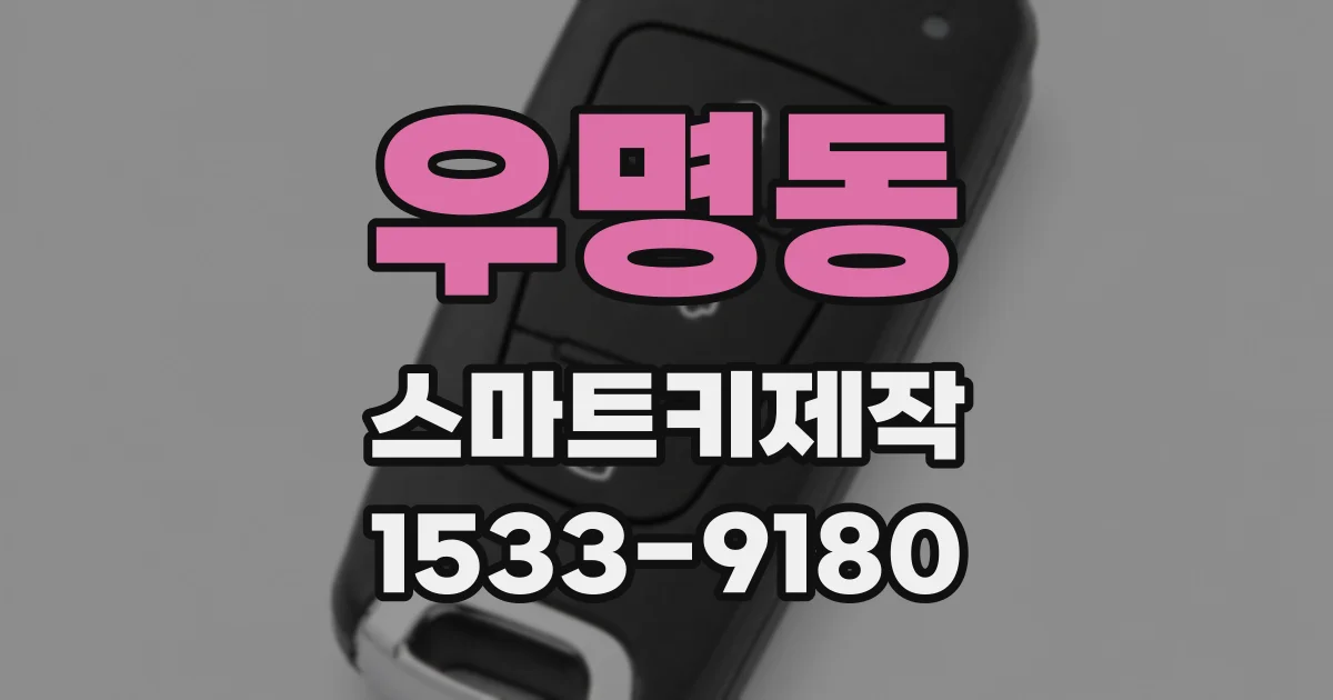 우명동 스마트키제작