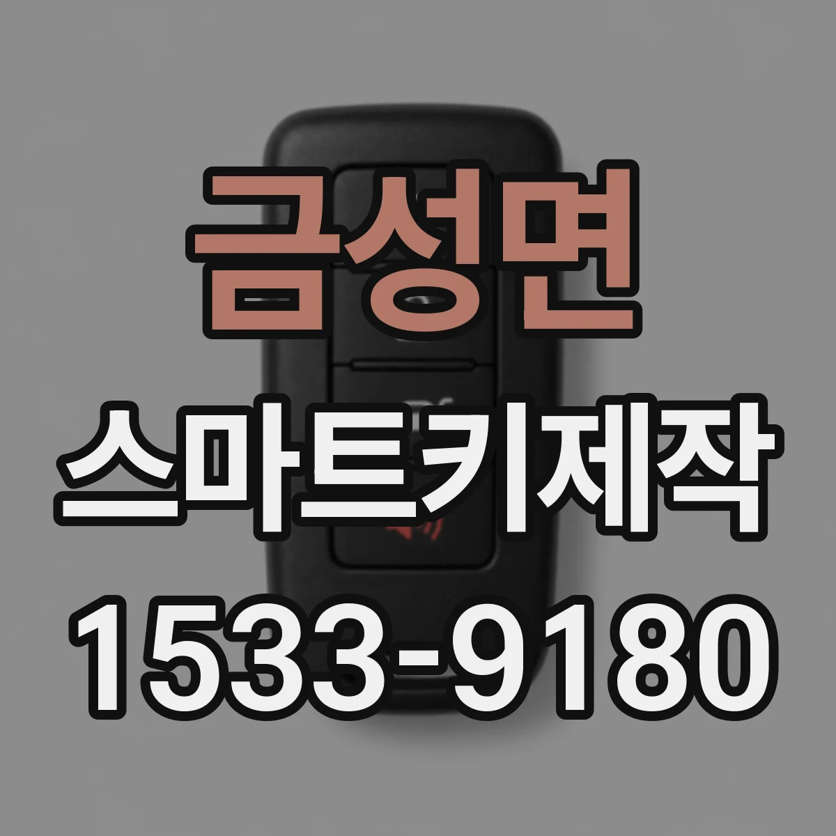 금성면 스마트키제작