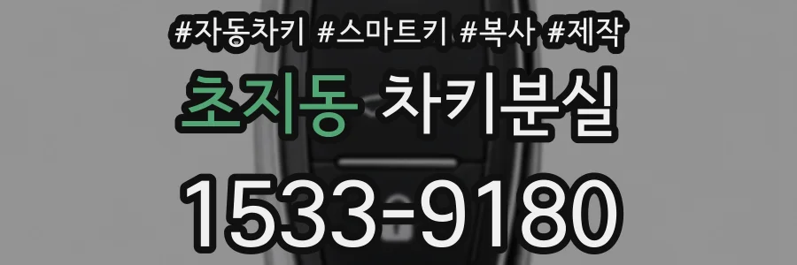 초지동 차키분실