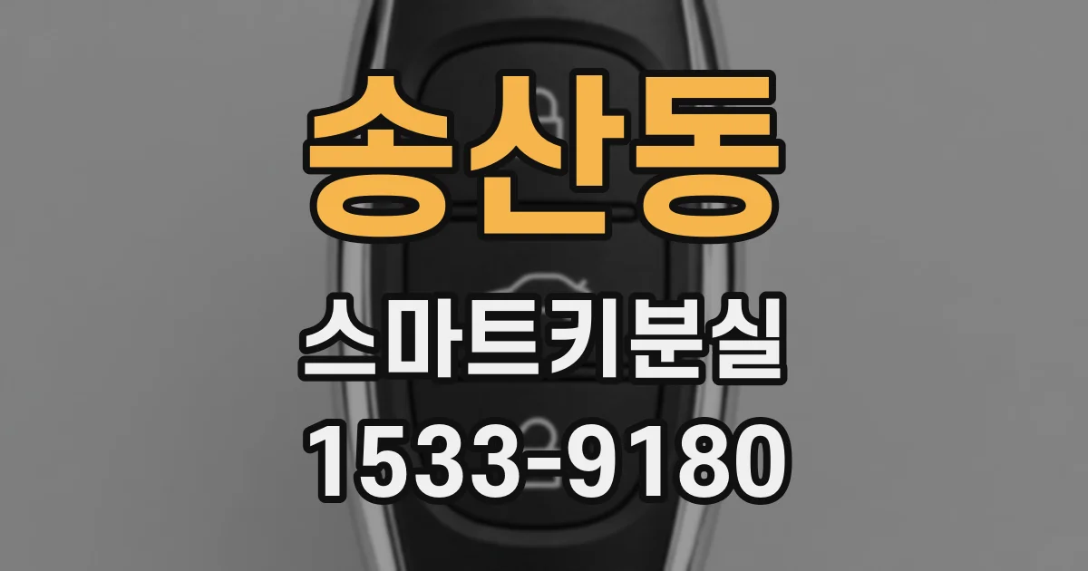 송산동 스마트키분실