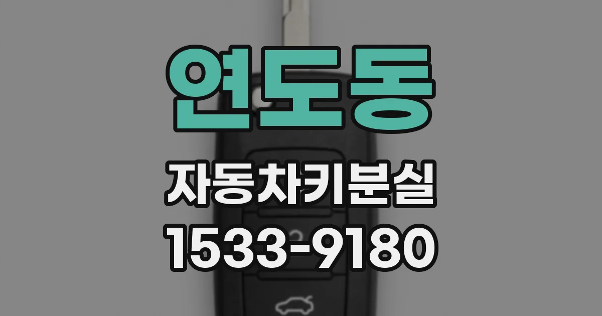 연도동 자동차키분실