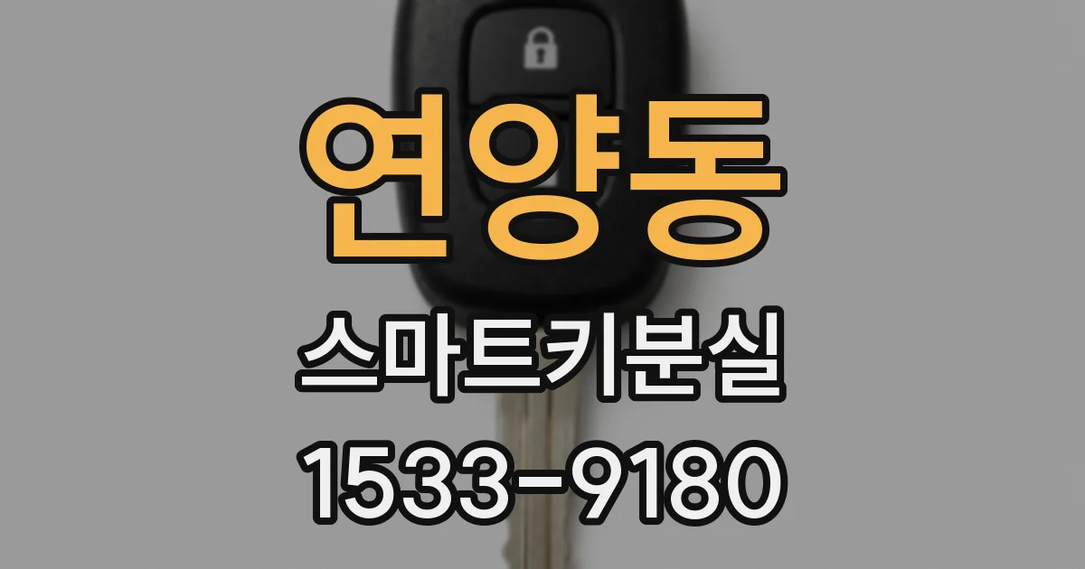 연양동 스마트키분실