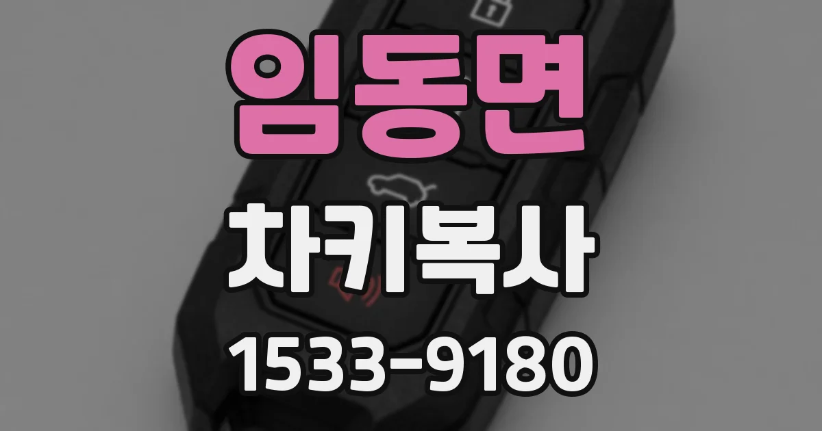 임동면 차키복사