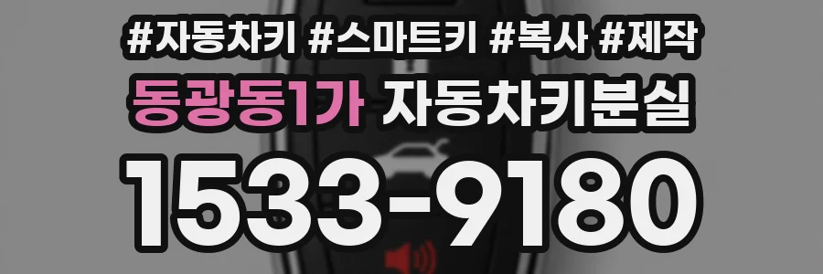 동광동1가 자동차키분실