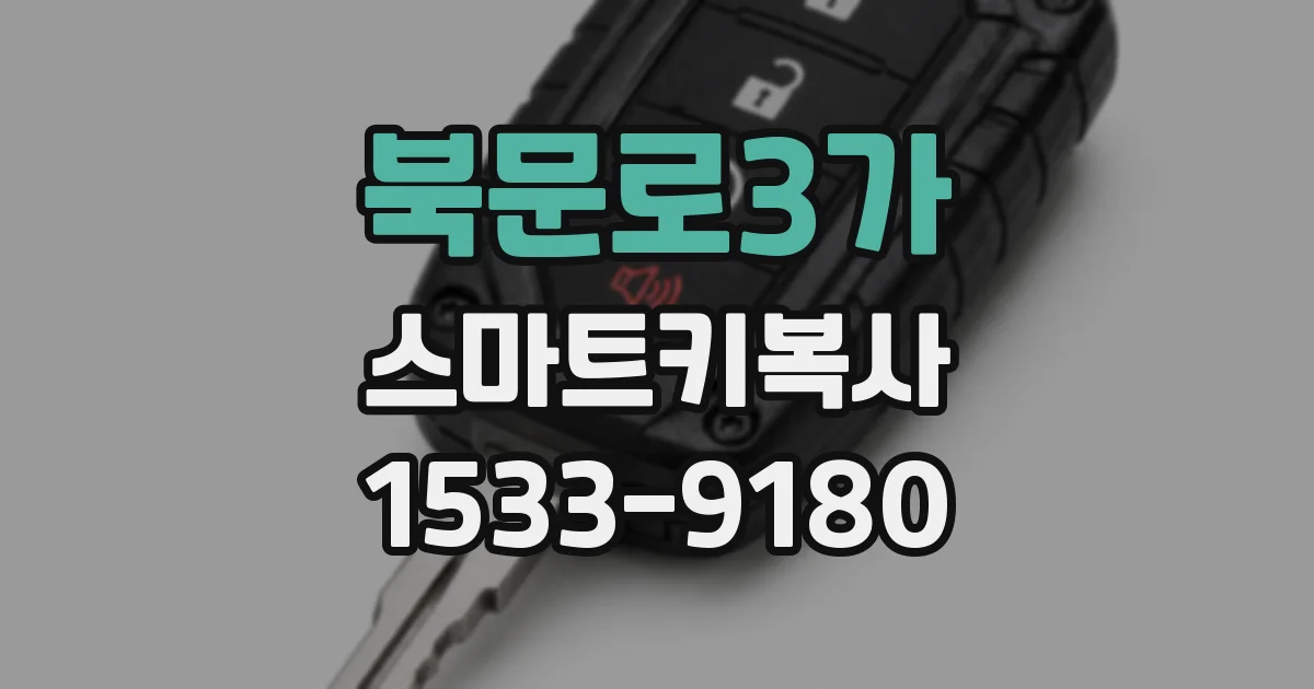 북문로3가 스마트키복사