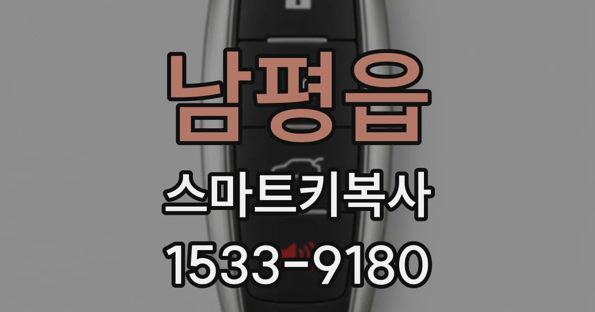 남평읍 스마트키복사