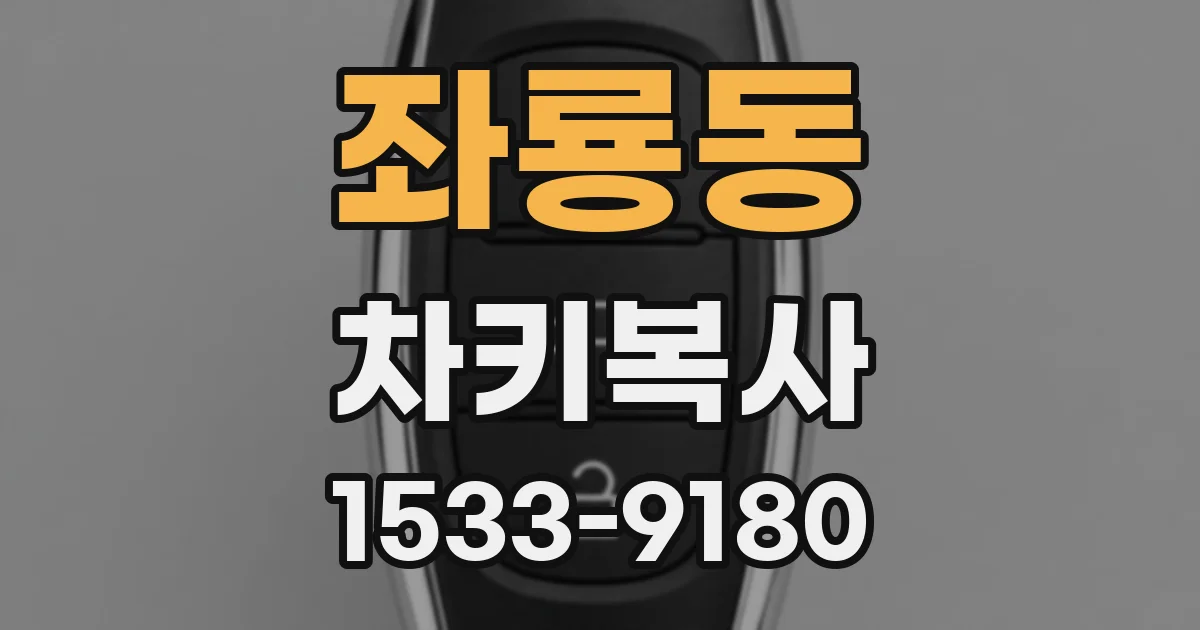 좌룡동 차키복사