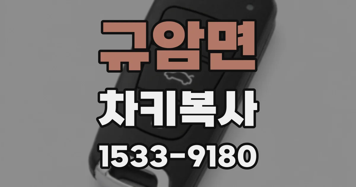 규암면 차키복사