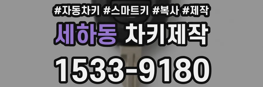 세하동 차키제작