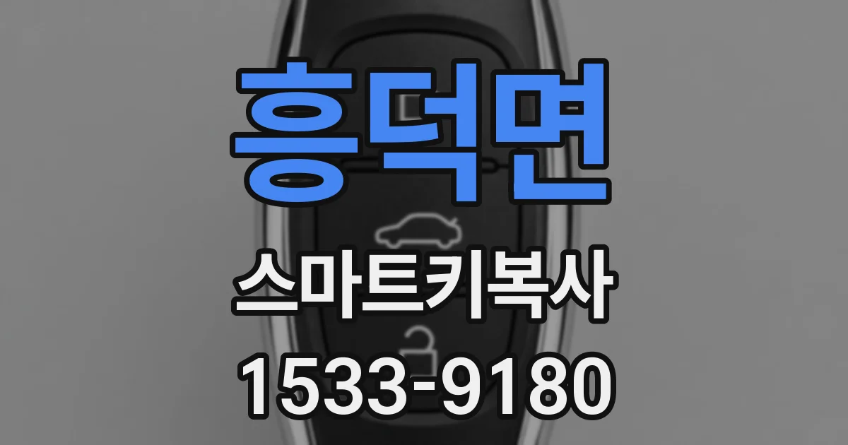 흥덕면 스마트키복사