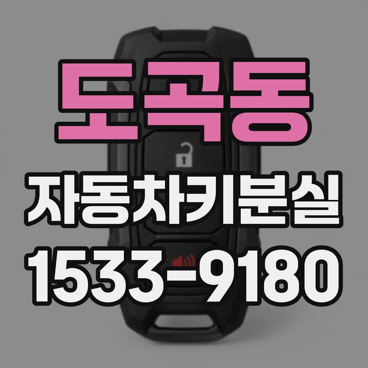 도곡동 자동차키분실