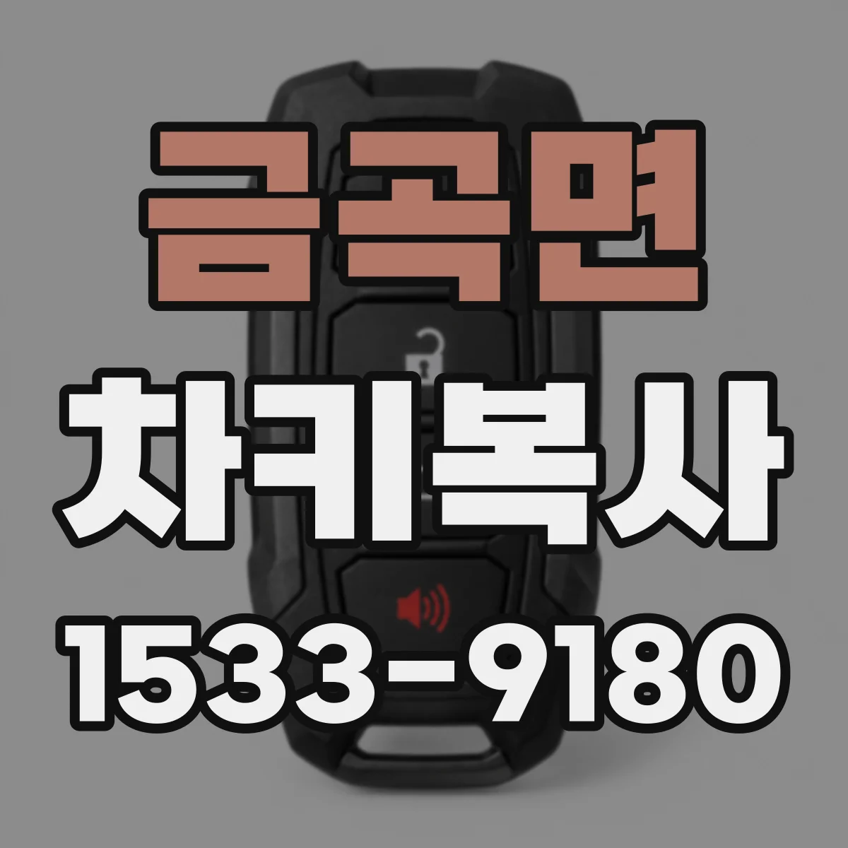 금곡면 차키복사