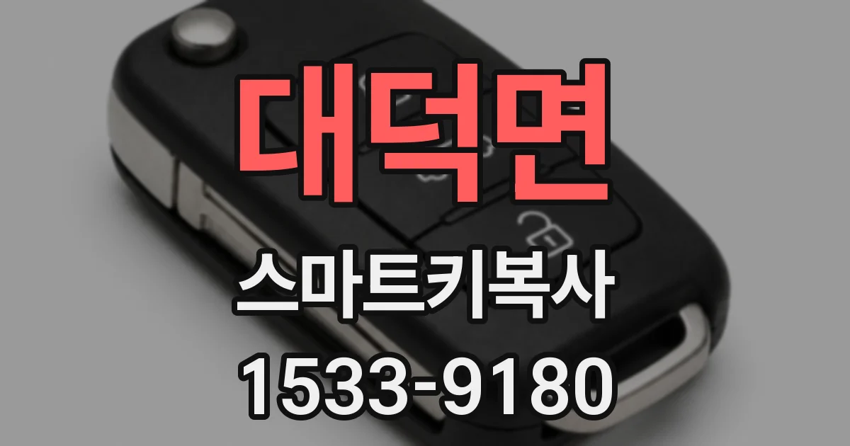 대덕면 스마트키복사