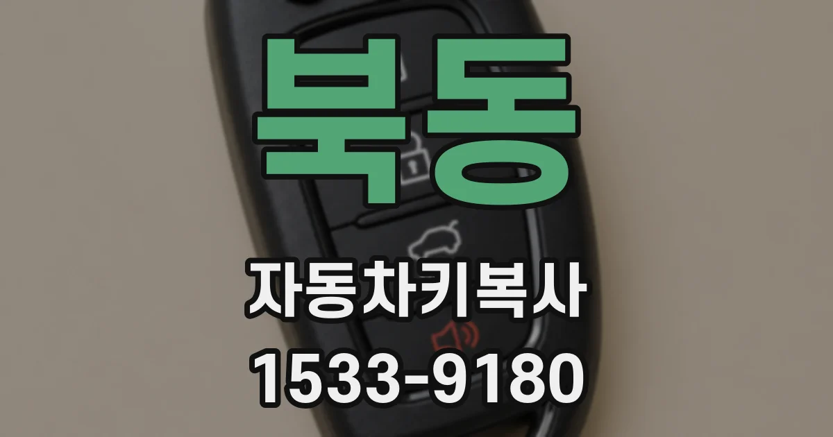 북동 자동차키복사