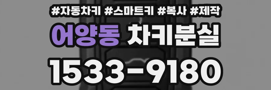 어양동 차키분실