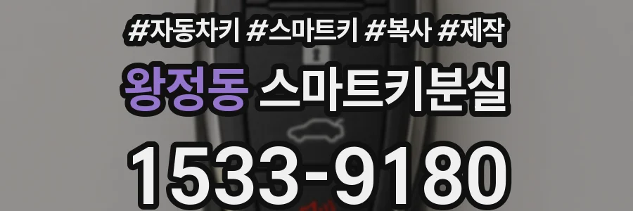 왕정동 스마트키분실