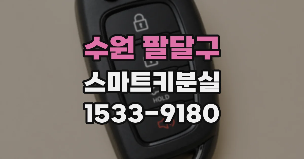 수원 팔달구 스마트키분실