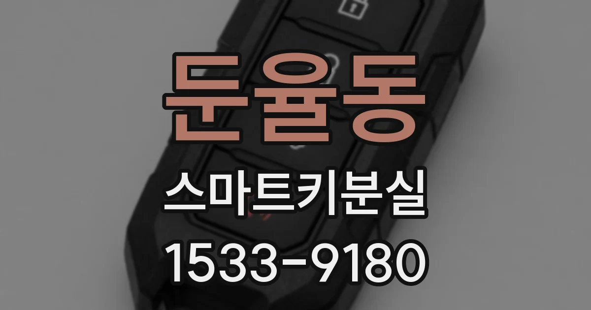 둔율동 스마트키분실