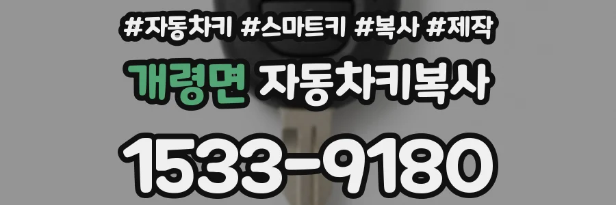 개령면 자동차키복사