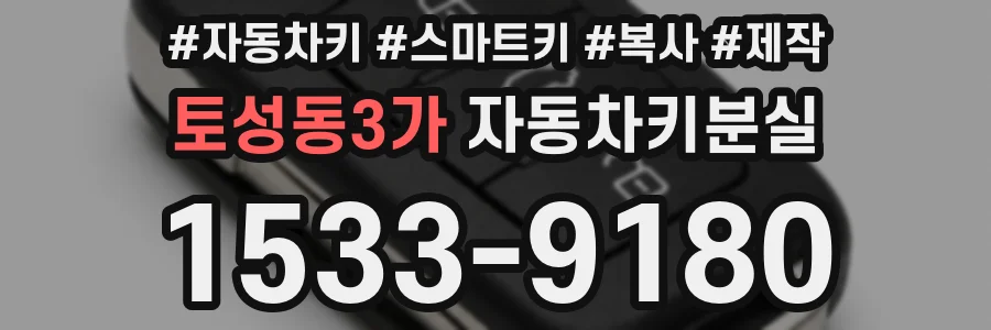토성동3가 자동차키분실
