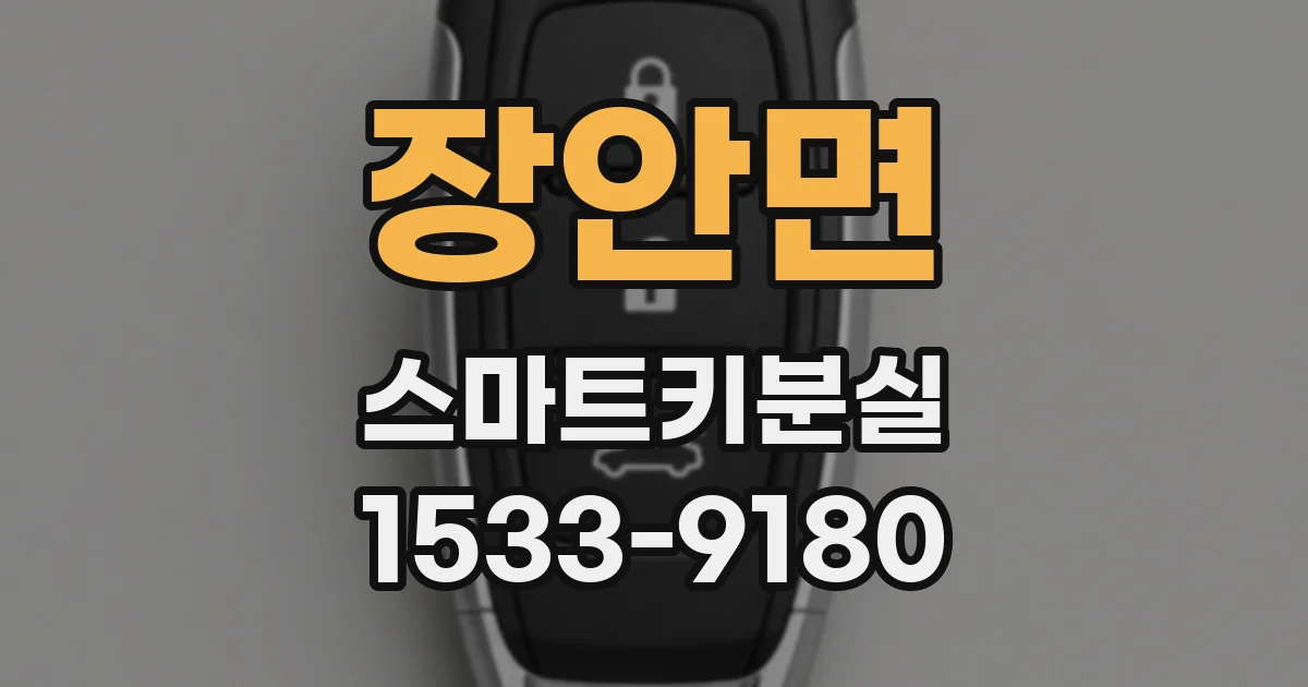 장안면 스마트키분실