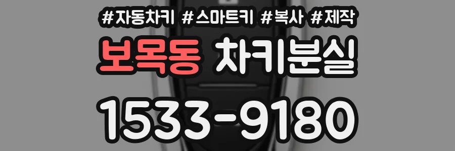 보목동 차키분실