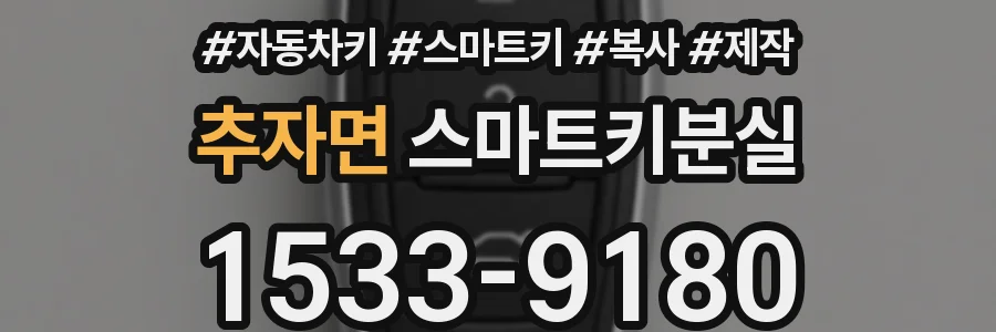 추자면 스마트키분실