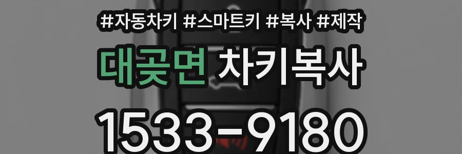 대곶면 차키복사