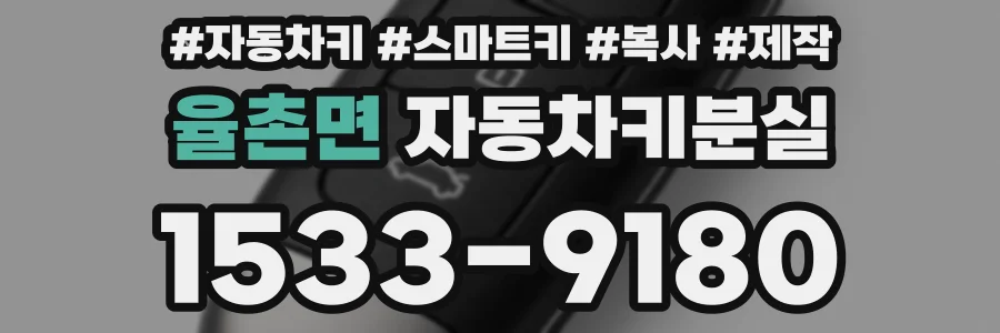 율촌면 자동차키분실