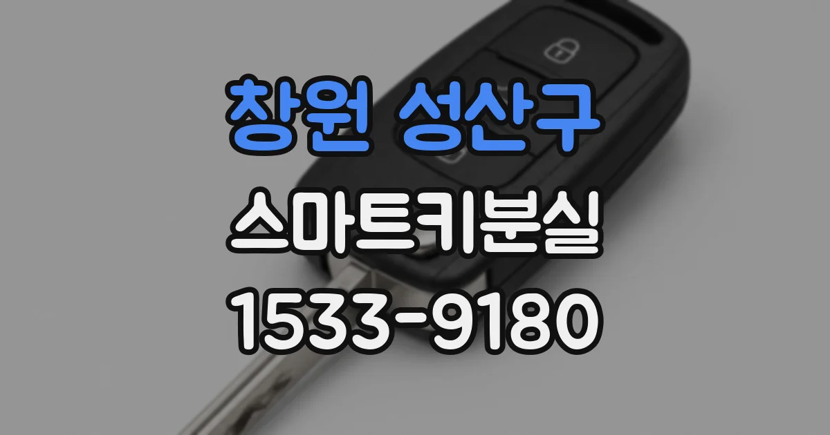 창원 성산구 스마트키분실