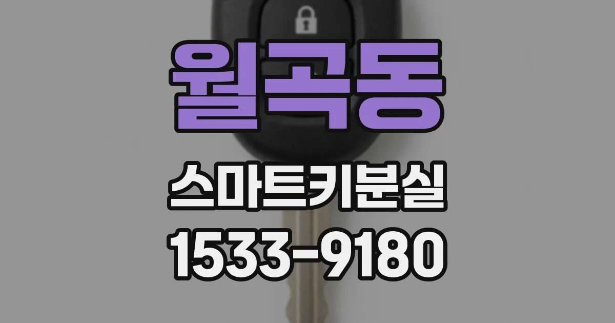 월곡동 스마트키분실