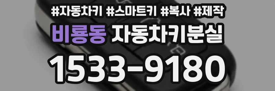 비룡동 자동차키분실