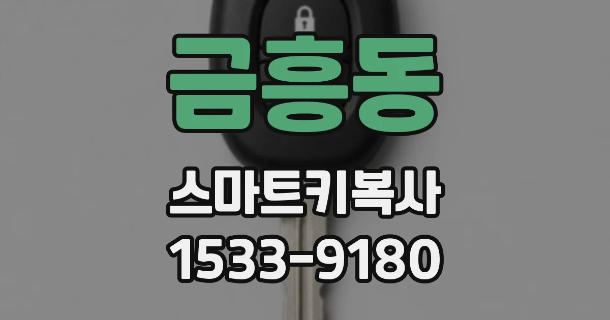 금흥동 스마트키복사