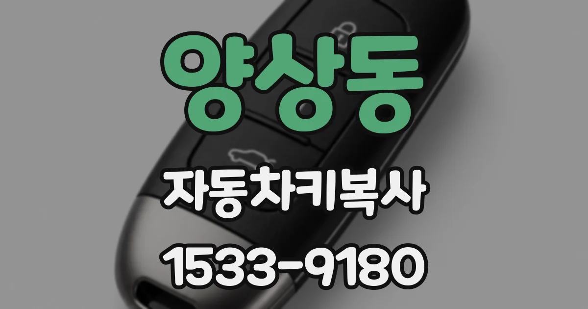 양상동 자동차키복사
