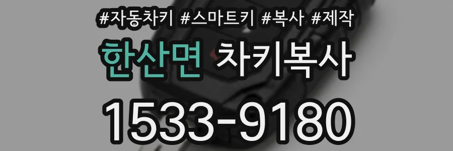 한산면 차키복사