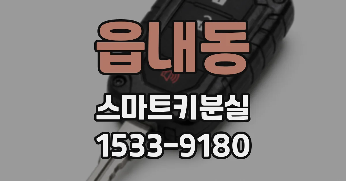 읍내동 스마트키분실
