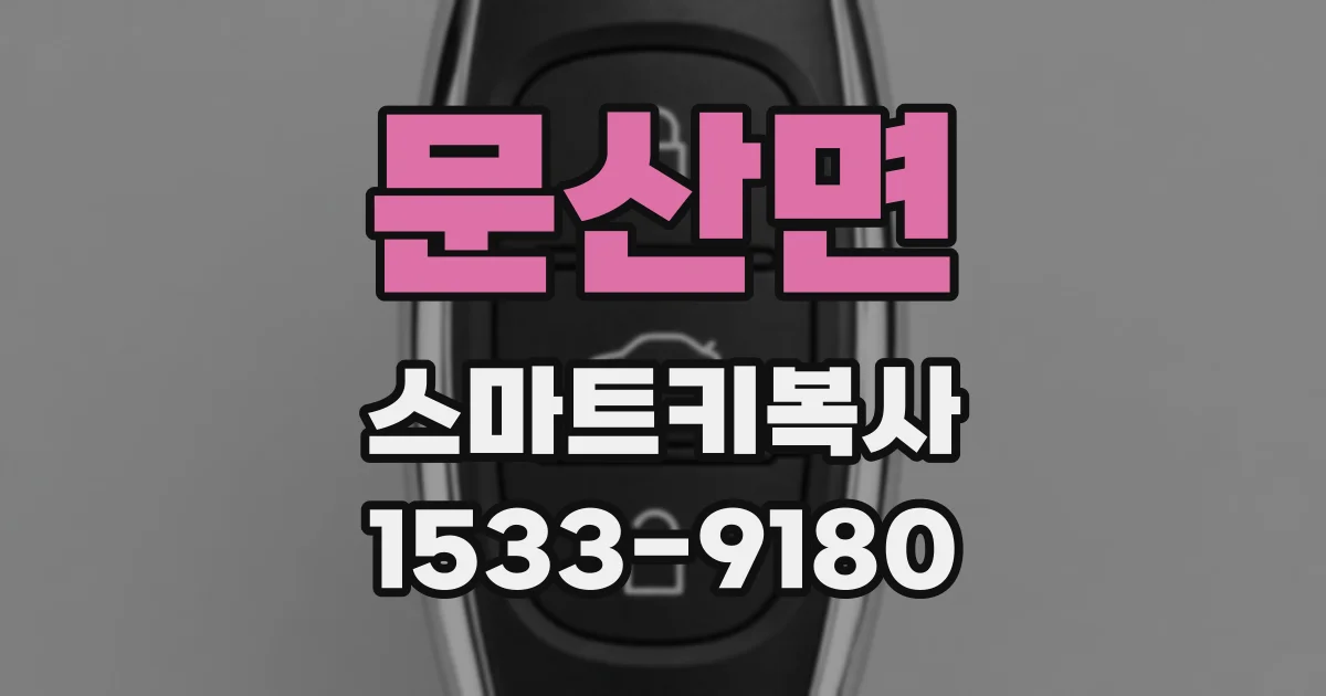 문산면 스마트키복사